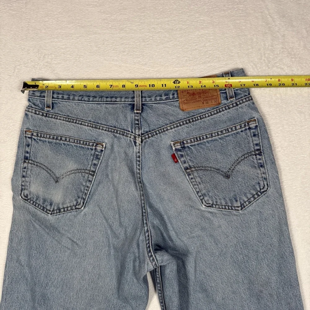 Levis Jeans Mens 36(34)x30 Blue Relaxed Fit‎ Straight Leg Vintage